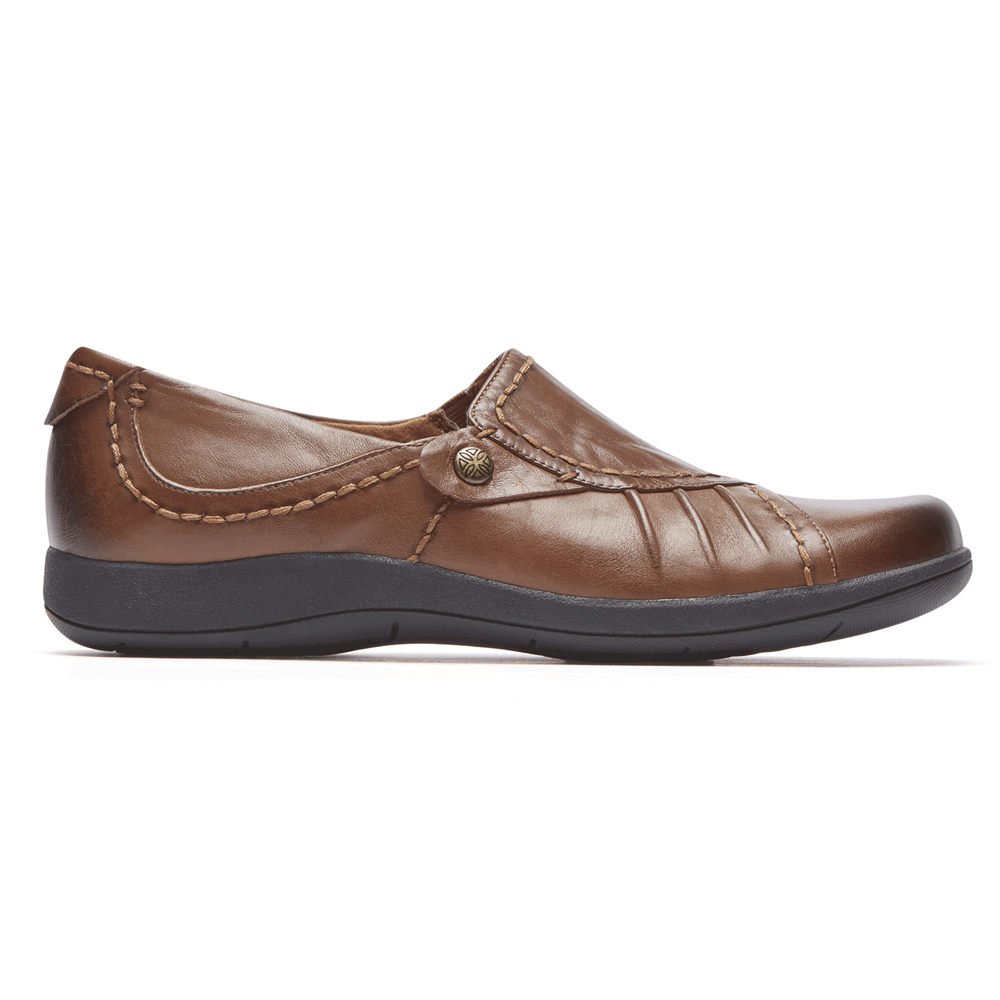 Rockport Flats For Womens Brown - Daisey Monk - UV3514876